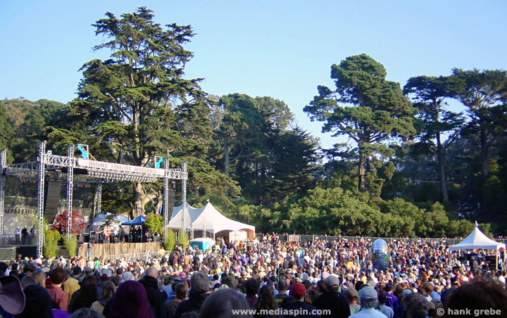 Banjo Stage, Hardly Strictly Bluegrass Festival, SF, 10/07/2006