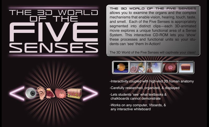 The3D World of the Five Senses Cover Art