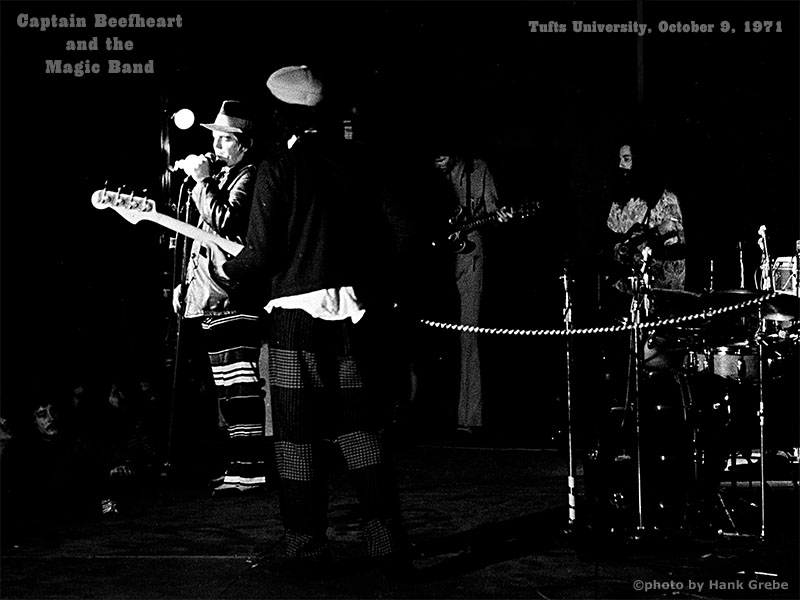 Tufts University, October 1971, Beefheart Rock Concert Photo