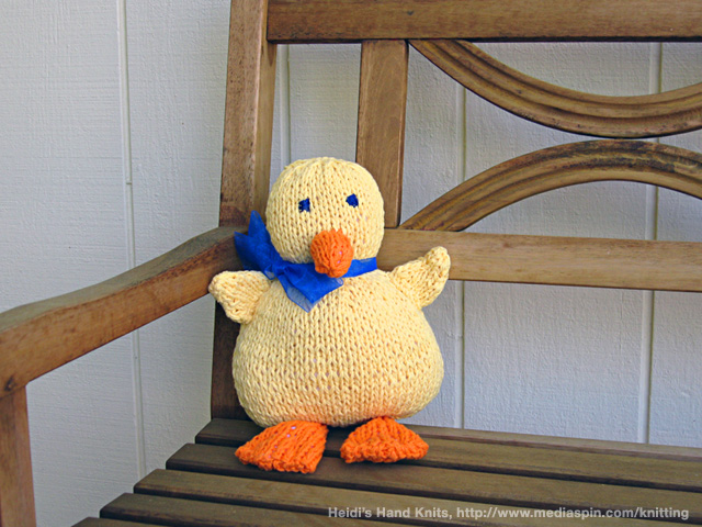 Knitted Ducky