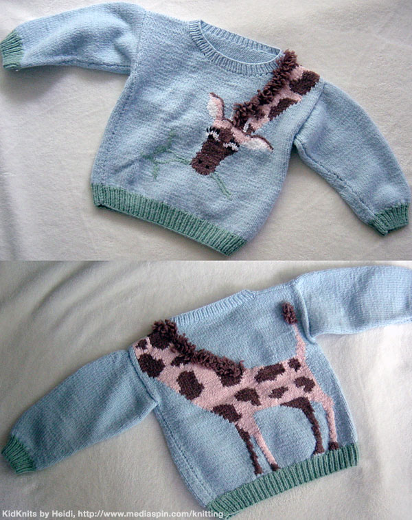 Giraffe Sweater Design
