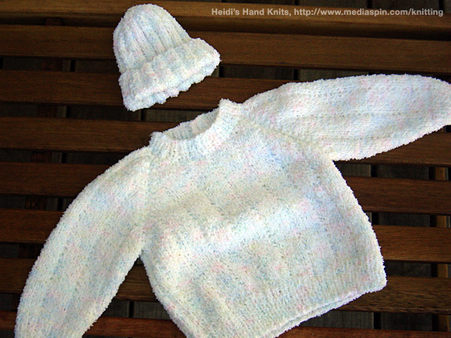 Mariel Baby Sweater and Beenie