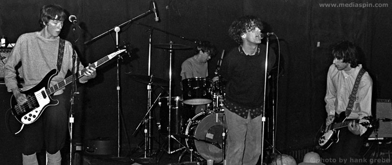 R.E.M. photo by Hank Grebe, 1981