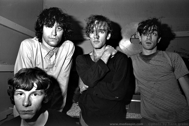 R.E.M. photo by Hank Grebe, 1981